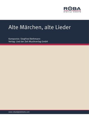 cover image of Alte Märchen, alte Lieder